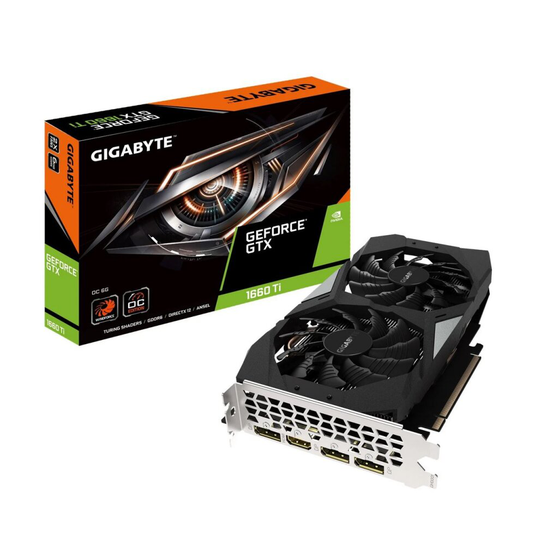 Gigabyte Geforce GTX 1660 Ti OC 6G GV-N166TOC-6GD