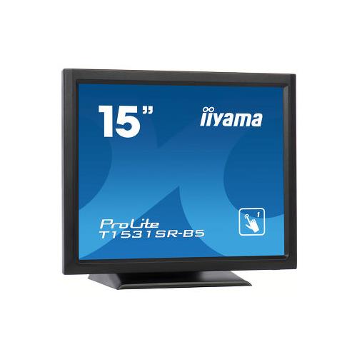 iiyama ProLite T1531SR-B5 computer monitor 38.1 cm (15") 1024 x 768 pixels LED Touchscreen Black