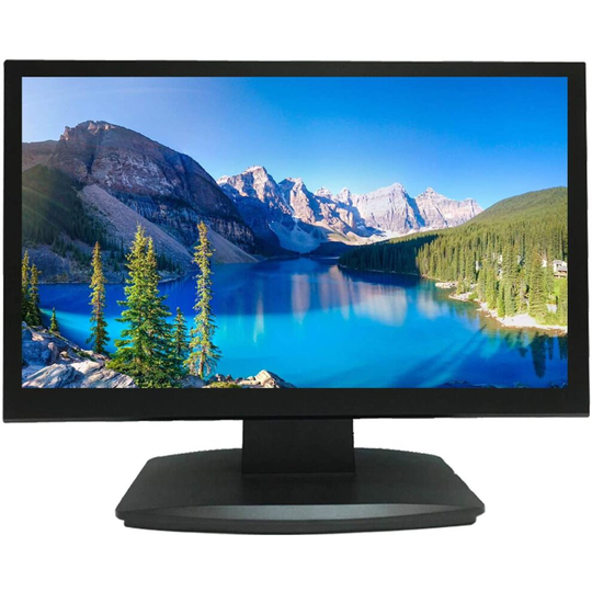 101AV19.5 Inch HD-TVI,AHD,CVI/CVB Analog HD 16:9 LED Security Monitor 1x HDMI & 2X BNC Video Inputs CCTV DVR Home Office Surveillance System