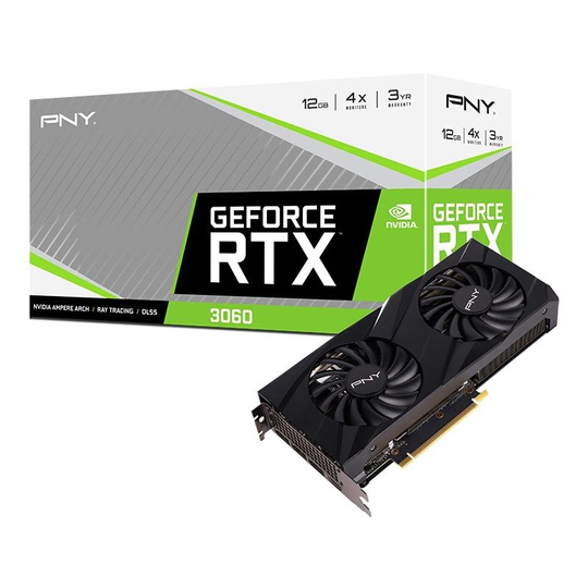 PNY GeForce RTX 3060 12GB VERTO Dual Fan Graphics Card