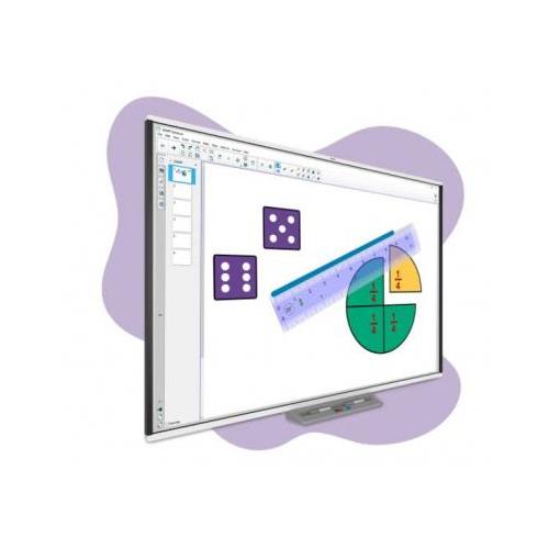 SMART Technologies SBM777V-43 interactive whiteboard 195.6 cm (77") Touchscreen White USB