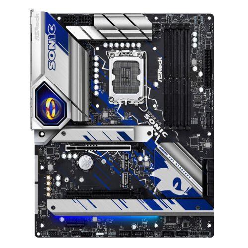 ASRock Z790 PG SONIC Motherboard Intel Socket 1700 ATX DDR5 1x USB 3.2 Gen2x2 Type-C 1x PCIe 5.0 x16 1x PCIe 4.0 x16 1x PCIe 3.0 x1 1x M.2 Key-E for WiFi Killer 2.5G LAN