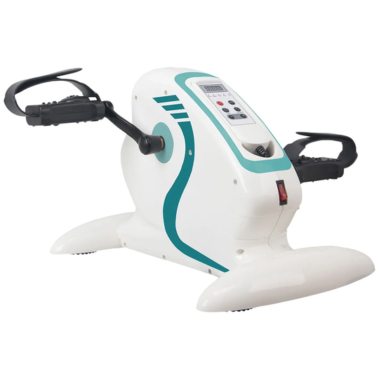 Aidapt Motorised Electric Mini Exercise Bike - White