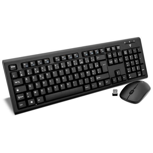 V7 Wireless Keyboard and Mouse Combo FR