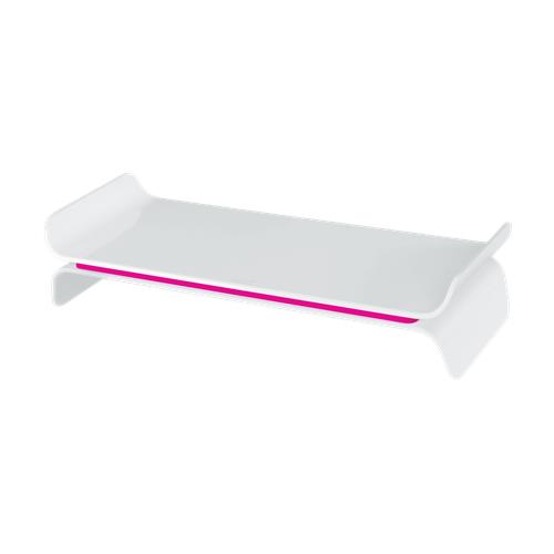 Leitz 65040023 monitor mount / stand 68.6 cm (27") Pink White