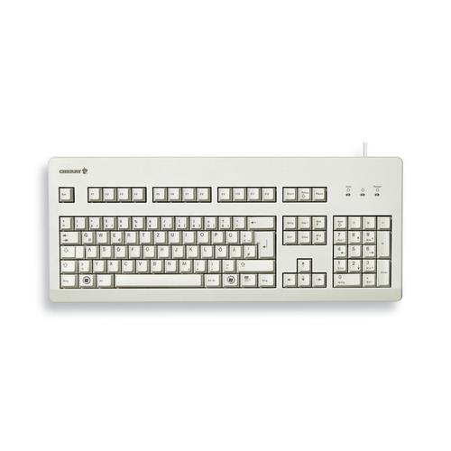CHERRY G80-3000 BLACK SWITCH Keyboard Corded Light Grey USB/PS2 (AZERTY - FR)