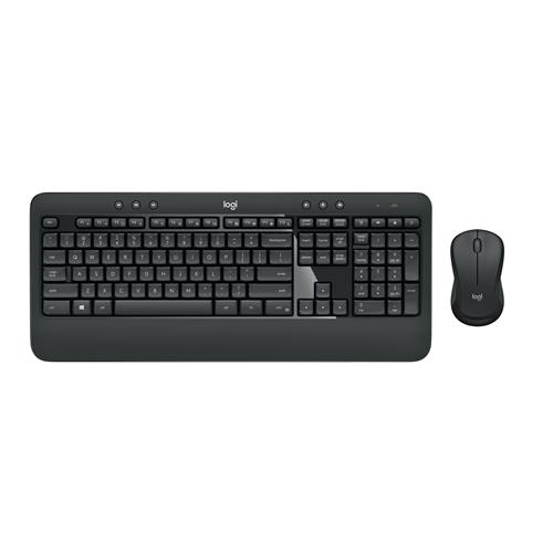 Logitech Advanced MK540 keyboard Mouse included USB QWERTY Dutch Black White