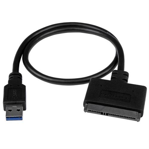 StarTech.com USB 3.1 to 2.5" SATA Hard Drive Adapter - USB 3.1 Gen 2 10Gbps with UASP External HDD/SSD Storage Converter
