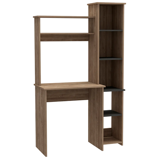 Core Products Vegas Home Office Tall Workstation with Keyboard Shelf & Storage Unit (Right Side)