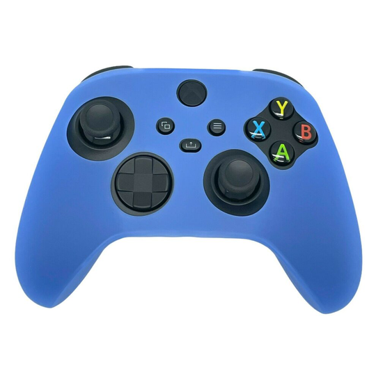 (Light Blue) Camo Silicone Skin Cover for Xbox Series X S Controller