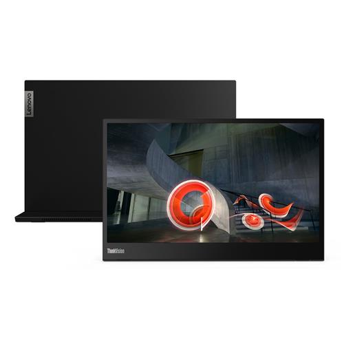 Lenovo ThinkVision M14 35.6 cm (14") 1920 x 1080 pixels Full HD LED Black