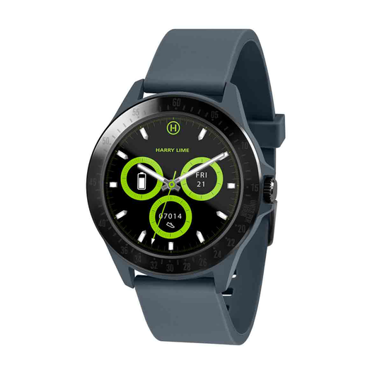 Harry Lime Fashion Smart Watch In Grey With Black Bezel Ha07-2010