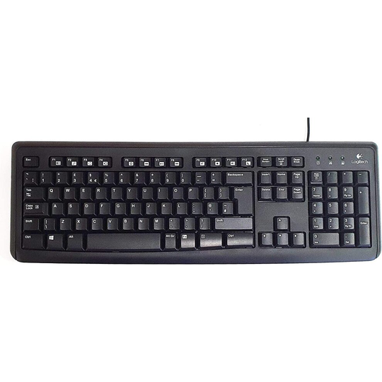 Logitech 005016?K110?USB Keyboard UK Black