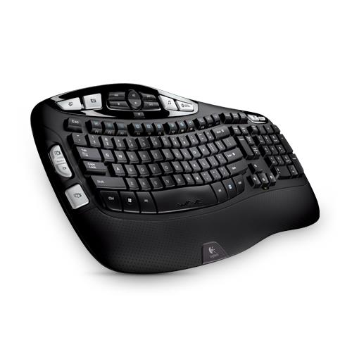 Logitech Wireless K350 keyboard RF Wireless QWERTY English Black