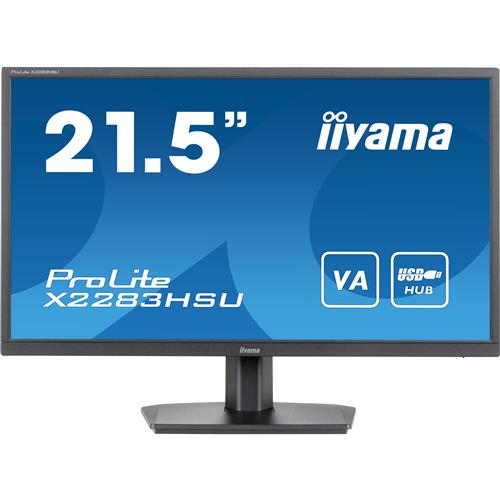 iiyama ProLite X2283HSU-B1 computer monitor 54.6 cm (21.5") 1920 x 1080 pixels Full HD LCD Black