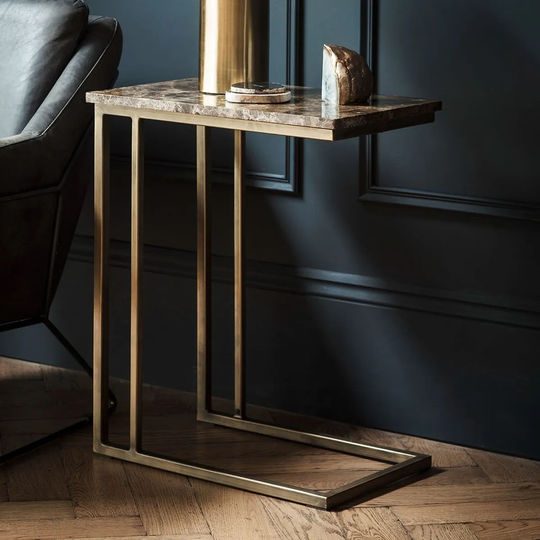 Crossland Grove Brentwood Supper Table Marble