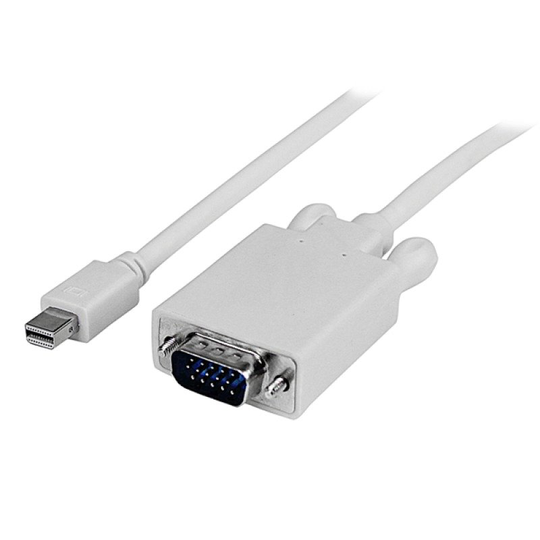 10 Ft Mini Displayport To Vga Adapter Converter Cable Mdp To Vga 1920x1200 - White