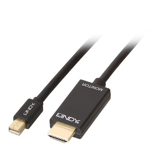 Lindy Kabel Mini DisplayPort/HDMI 4K30 (DP: passiv) 2m