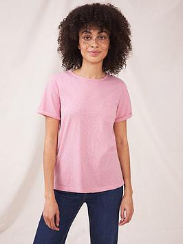 White Stuff Neo T-Shirt - Pink, Pink, Size 18, Women