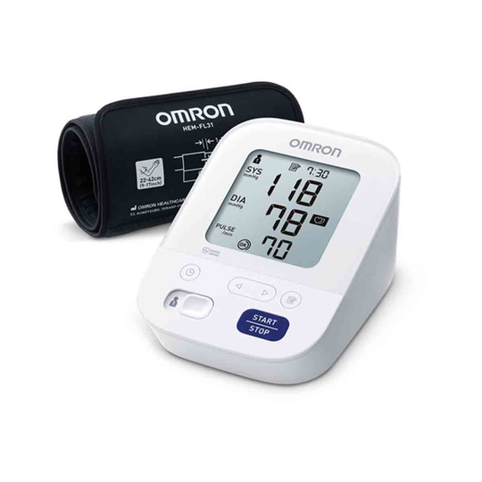 Omron OMRM3COMFORTY19 M3 Comfort Automatic Upper Arm Blood Pressure Monitor - White