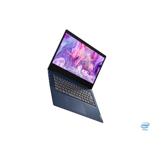 Lenovo IdeaPad Slim 3i 6405U Notebook 35.6 cm (14") Full HD Intel Pentium Gold 4 GB DDR4-SDRAM 128 GB SSD Wi-Fi 6 (802.11ax) Windows 10 Home S Blue