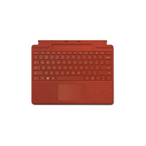 Microsoft Surface Pro Signature Red Microsoft Cover port QWERTY English