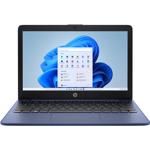 HP Stream 11-ak0026na N4120 Notebook 29.5 cm (11.6") HD Intel Celeron 4 GB DDR4-SDRAM 64 GB eMMC Wi-Fi 5 (802.11ac) Windows 11 Home in S mode Blue