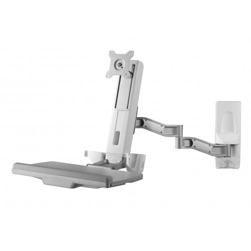 Amer AMR1WSL monitor mount / stand 61 cm (24") Grey