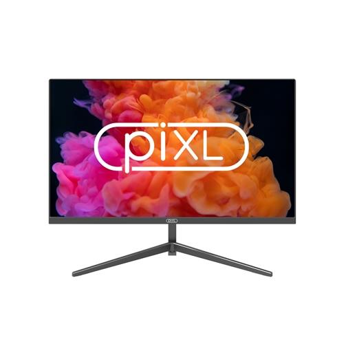 piXL CM24F17 24 Inch Frameless Monitor Widescreen IPS LCD Panel 5ms Response Time 75Hz Refresh Rate Full HD 1920 x 1080 VGA / HDMI 16.7 Million Colour Support Black Finish