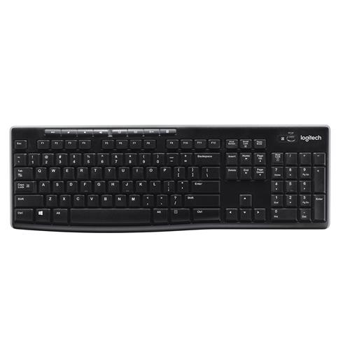 Logitech K270 keyboard RF Wireless AZERTY Belgian Black