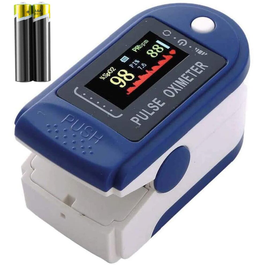 UK Fingertip Pulse Oximeter Blood Oxygen Saturation SpO2 Finger PR Monitor UN