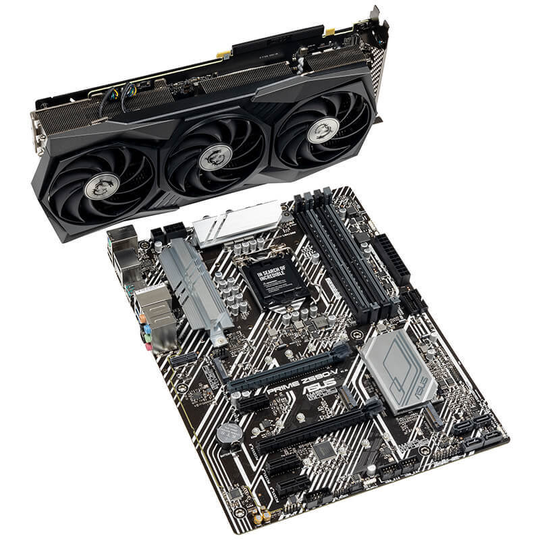 AlphaSync Asus Prime Z590-V Motherboard RTX 3070Ti Customer PC Bundle