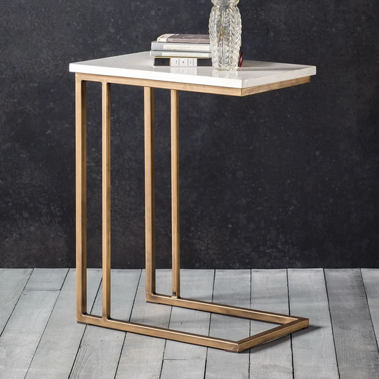 Crossland Grove Clao Supper Table Marble