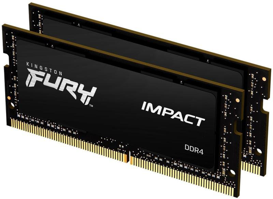 Kingston Fury Impact 16GB (2 x 8GB) 2666MHz Sodimm DDR4 Ram
