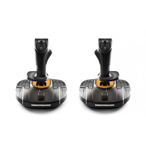 Thrustmaster T.16000M FCS SPACE SIM DUO Joystick PC Analogue / Digital USB Black Orange