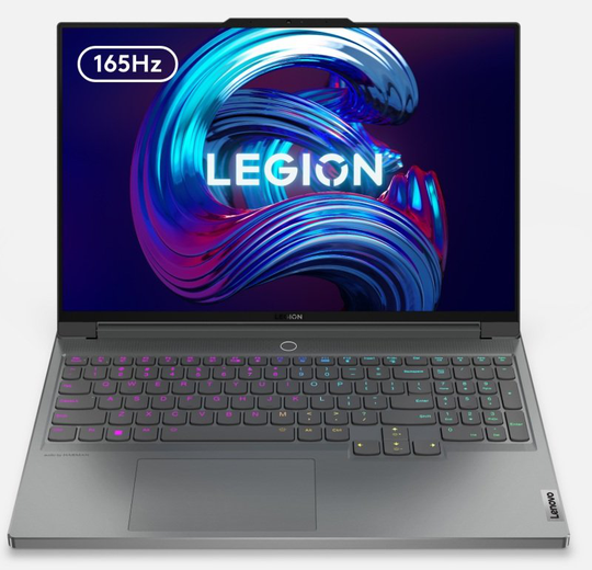 Lenovo Legion 7 16ARHA7 Gaming Laptop, Amd Ryzen 7 6800H 4.7GHz, 16GB DDR5, 512GB M.2 NVMe Ssd, 16" Wqxga (2560x1600) Ips, Amd Radeon Rx 6700M 10