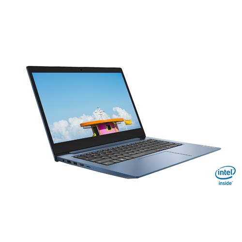 Lenovo IdeaPad 1 N5030 Notebook 35.6 cm (14") Full HD Intel Pentium Silver 4 GB DDR4-SDRAM 128 GB SSD Wi-Fi 5 (802.11ac) Windows 11 Home Blue