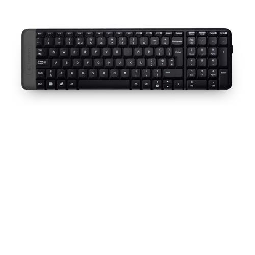 Logitech Wireless K230 keyboard RF Wireless QWERTY US English Black