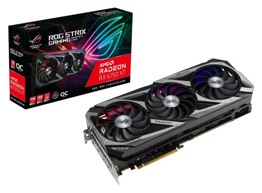Asus Radeon Rx 6750 Xt 12GB Rog Strix Oc Graphics Card