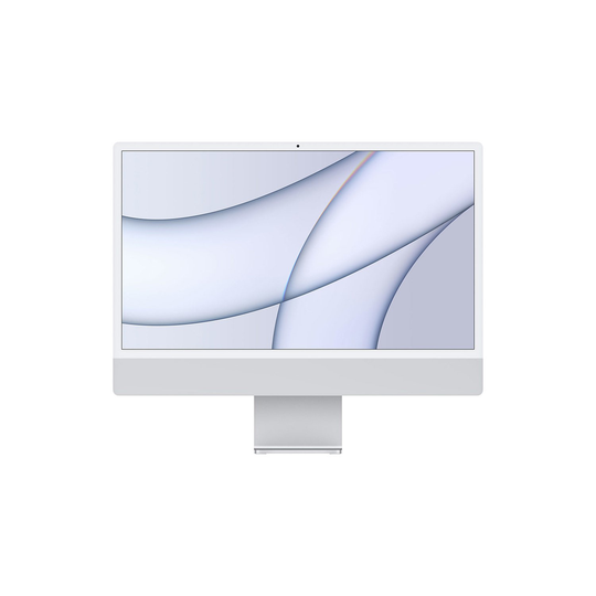 Apple iMac 2021 M1 8 Core CPU 8 Core GPU 8GB 512GB SSD 24 Inch 4.5K All-in-One - Silver