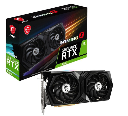 Exdisplay Msi GeForce Rtx 3050 8GB Gaming X Graphics Card