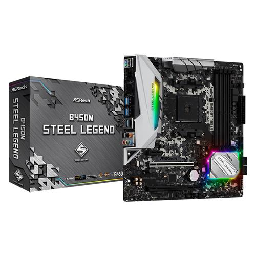 Asrock B450M Steel Legend Socket AM4 Micro ATX AMD B450