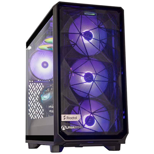 AlphaSync Meshify 2 Lite Gaming Desktop PC AMD Ryzen 7 7700X 32GB RAM RTX 4080 1TB SSD Windows 11 Home