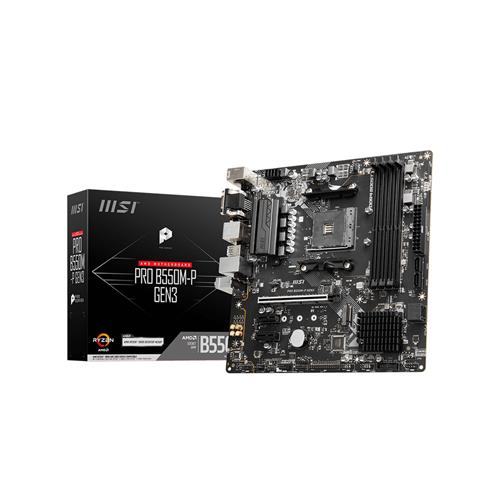 MSI PRO B550M-P GEN3 motherboard AMD B550 Socket AM4 micro ATX