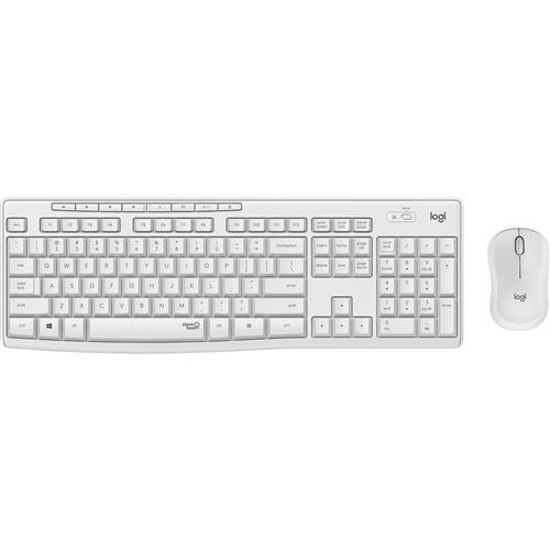Logitech MK295 Silent Wireless Combo keyboard USB QWERTY English Mouse included White