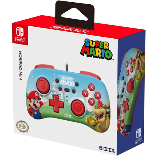HORIPAD Mini (Mario and Bowser) Wired Controller for Nintendo Switch