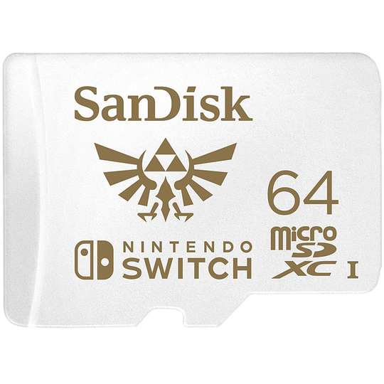 SanDisk 64GB Nintendo Switch Micro SD Card (SDXC) UHS-I U3 - 100MB/s