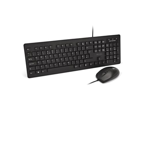 V7 Washable Antimicrobial Keyboard & Mouse Combo USB Optical IP68Spec Waterproof