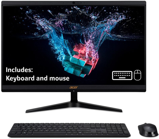 Acer Aspire C24-1700 AIO Desktop PC, Intel Core i5-1235U up to 4.4GHz, 8GB DDR4, 256GB SSD, 23.8" Full HD, Intel Iris Xe, WIFI, Windows 11 Home