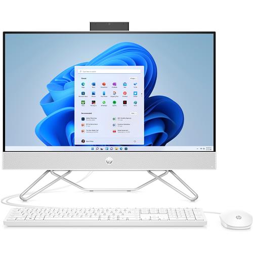 HP 24-cb1006na AMD Ryzen 3 60.5 cm (23.8") 1920 x 1080 pixels 8 GB DDR4-SDRAM 256 GB SSD All-in-One PC Windows 11 Home Wi-Fi 5 (802.11ac) White